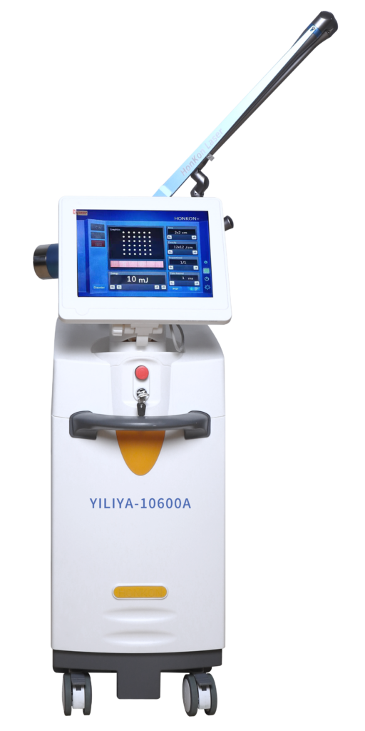 Фракционный лазер CO2 YILIYA-10600A - вид спереди